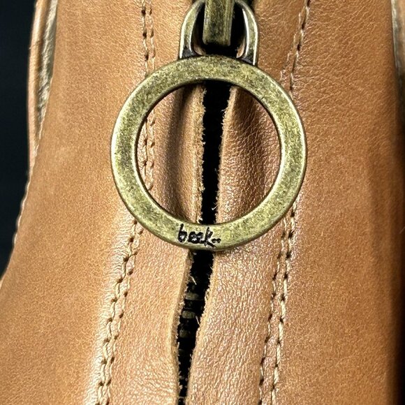 Beek Womens Sz 6‎ Falcon Ankle Bootie Chestnut Leather Zip Anthropologie - Picture 5 of 12